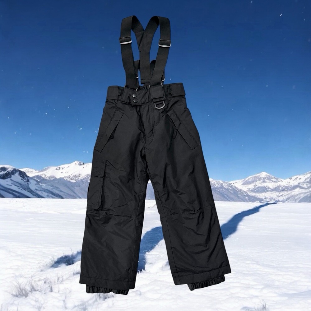 Sport Essentials Youth Suspenders‎ Snow Ski Pants Black Size 4